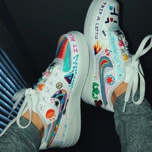 personally designed air forces and vans